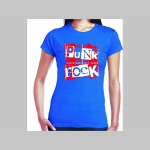 Punk rock Tartan dámske tričko 100%bavlna značka Fruit of The Loom